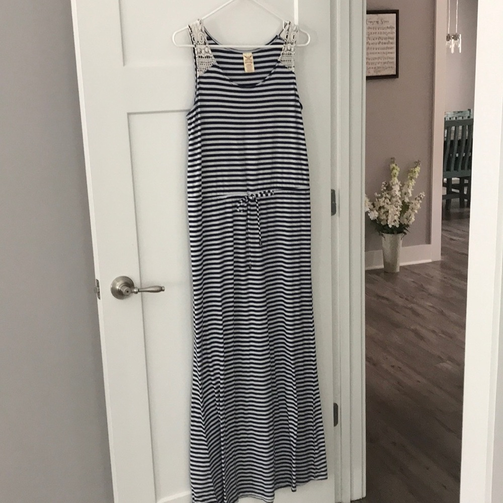 Faded glory striped maxi dress